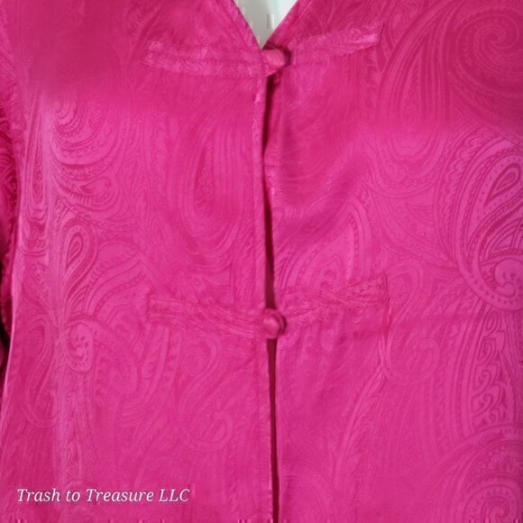 Victoria's Secret Silk Gold Label Pink Night Shirt M - Picture 3 of 8